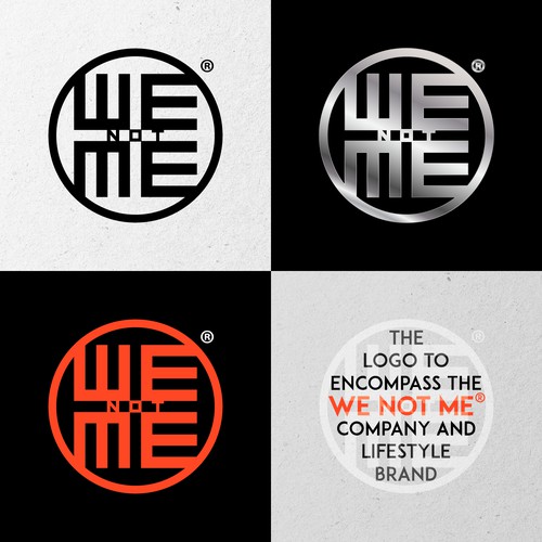 Logo for the "We Not Me®" company and lifestyle brand.