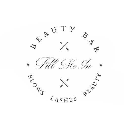 FillMeIn Beauty Bar Logo