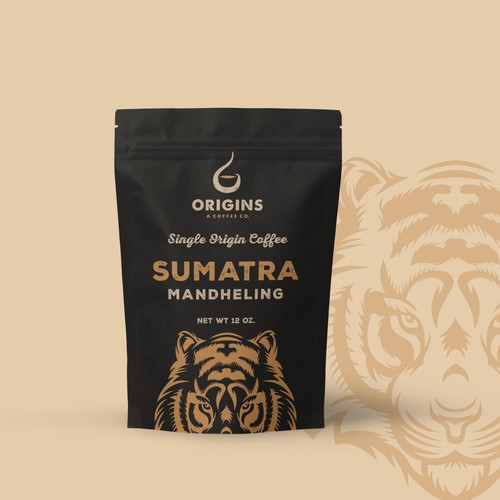 Origins Coffee Label