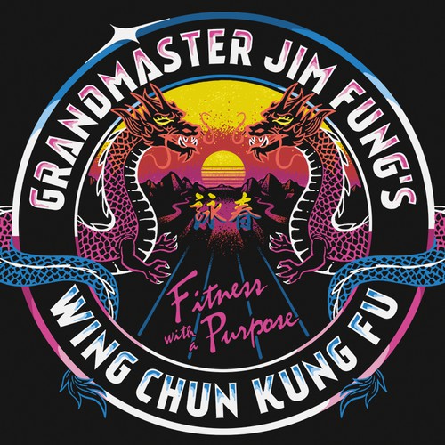 T-shirt design for a Kung Fu Gym