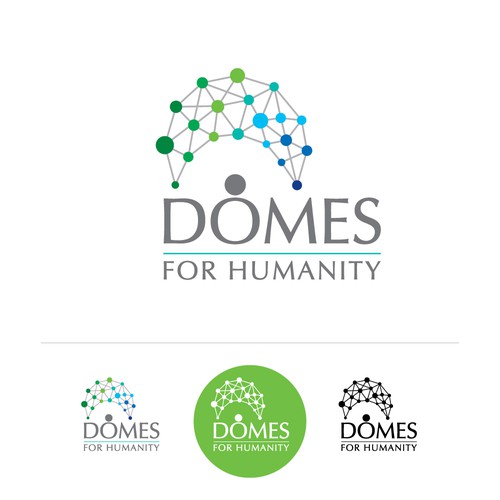 minimalist logo for domes