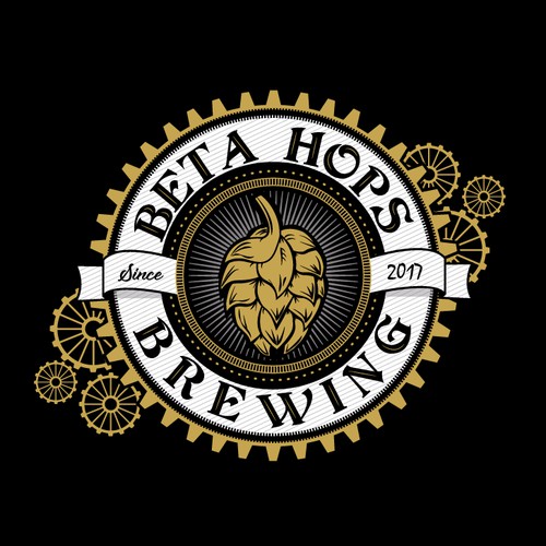 Logo design for brewing company 