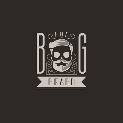 Logo concept for B and G beard oil