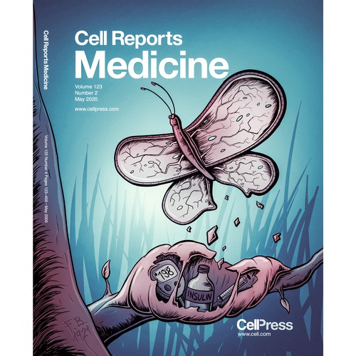 Cover design for a medical magazine