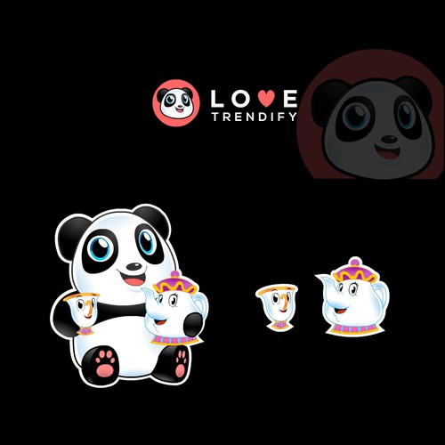 Logo and character design for the E-store