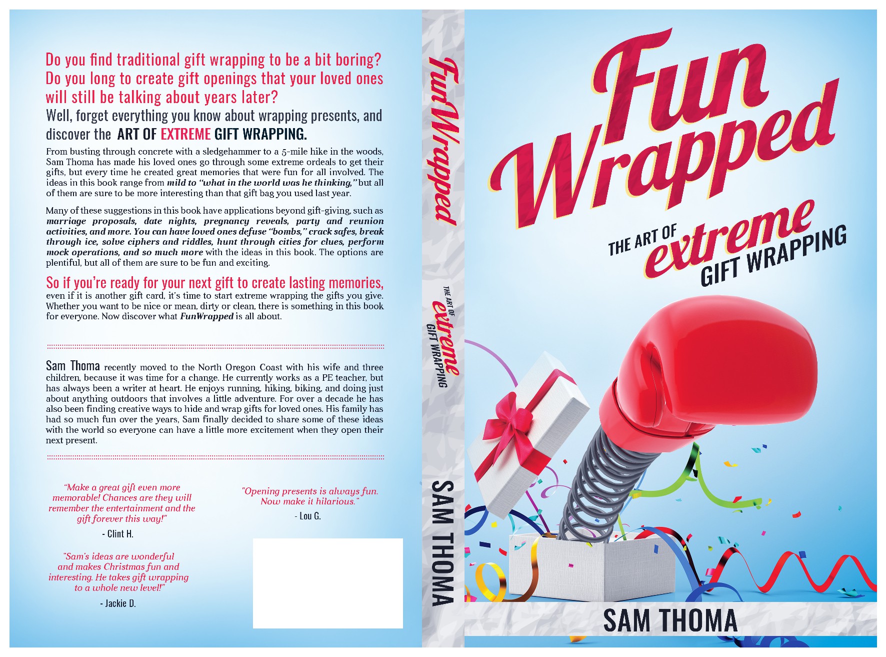 Design a Cover for Extreme Gift Wrapping Book