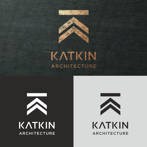 Logo design concept for Katkin Architecture, 