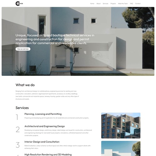 Website design