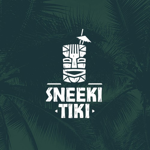  Bar and nightclub logo - Sneeki Tiki / Logo de bar y club nocturno - Sneeki Tiki 