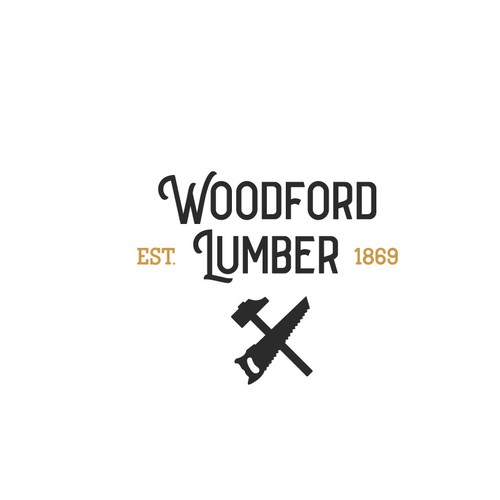 Woodford Lumber clothing line logo