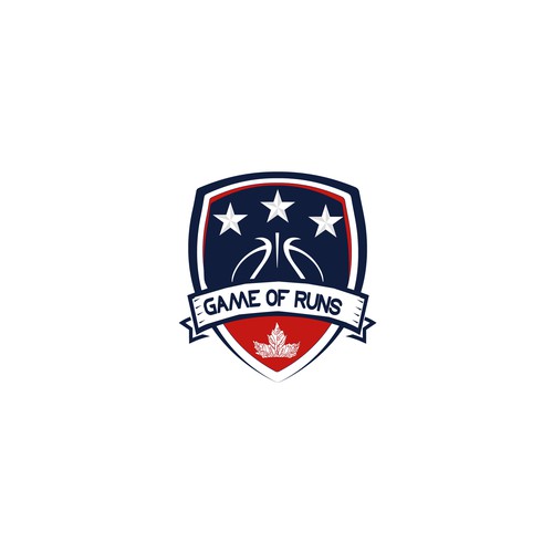 Create a recognizable basketball logo for Game of Runs