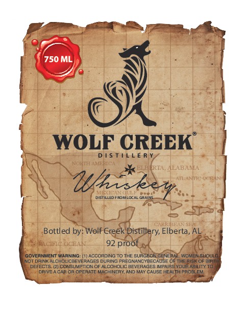 Design the first whiskey label for a craft distillery