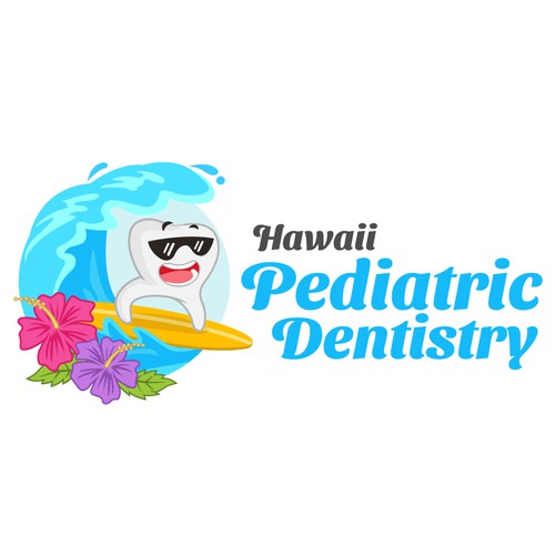 Logo concept for pediatric dentistry in Hawaii