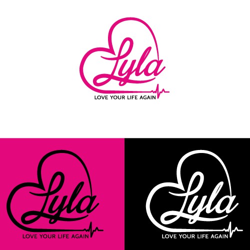 Logo concept for LYLA - 'Love Your Life Again'