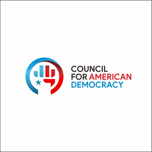 Minimalist, Clean Logo Council for American Democracy