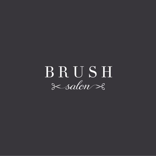 Design a modern and classy hair salon logo for Brush Salon