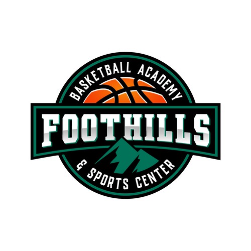 Logo design for basketball academy and sports center