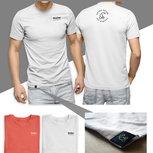 Professional and Simple T-shirt Design