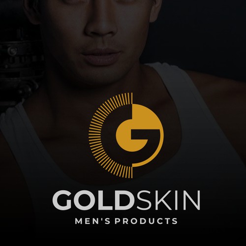 Bold logo for Gold Skin Men's Products