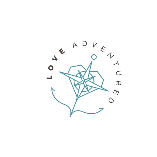 Logo design for adventure wedding photographers