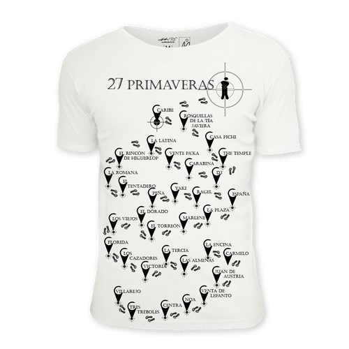 T-shirt 33 countries