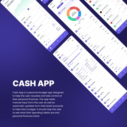 Cash App – Personal Finance & Budgeting UI Design
