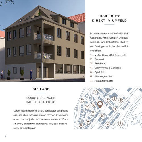 Architektur-Broschüre