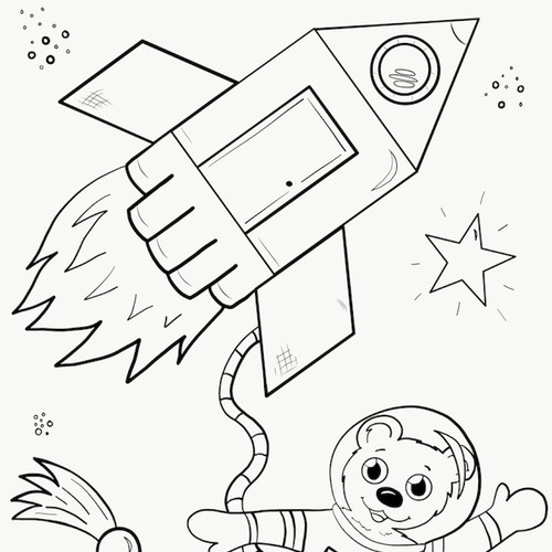 Shapes Coloring Page