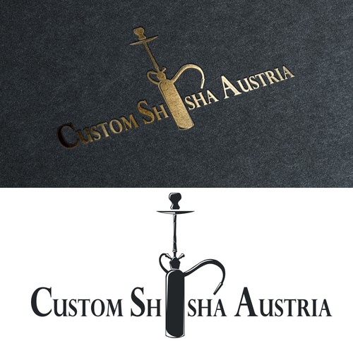 Hookah / Shisha Logo Design for Custom Shisha Austria