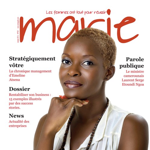 Magazine cover Marie