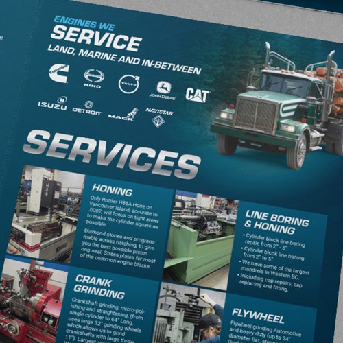 Designing a Brochure for a Machine shop