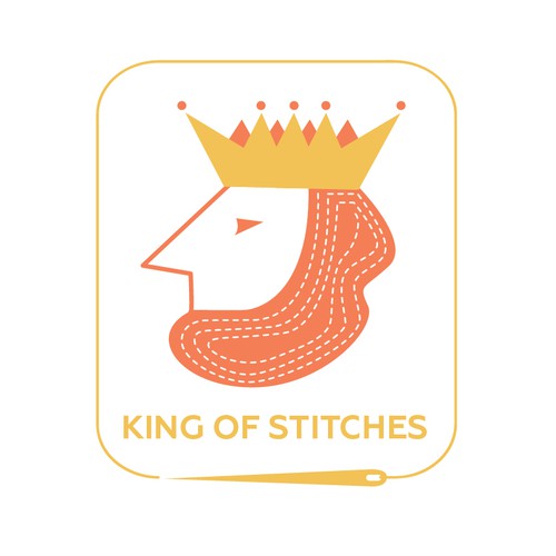 King of stitches logo design contest