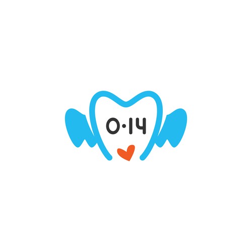 0-14 logo concept for Dental