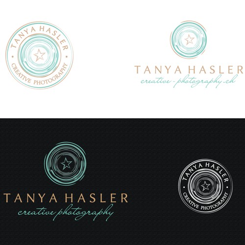 create a creative logo for a professional photographer