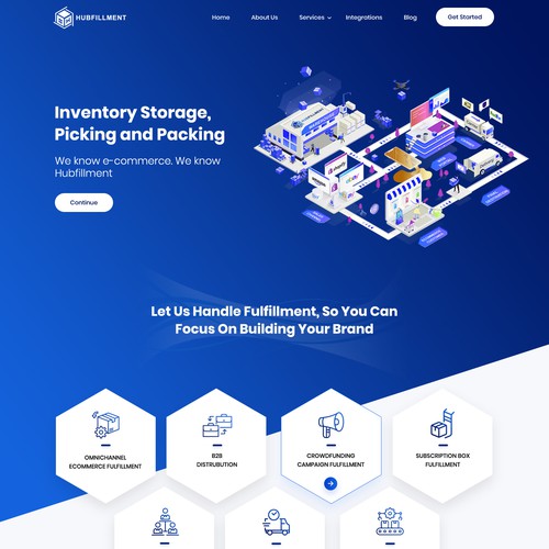 Full Website Design for 3PL E-commerce Fulfillment Company