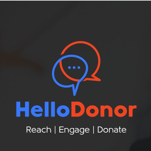 Logo design proposition for HelloDonor