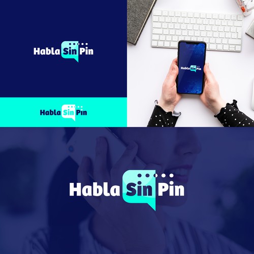 Logo for a long distance calling service via a smartphone app