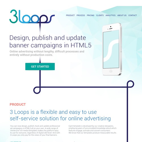 Landing page desing