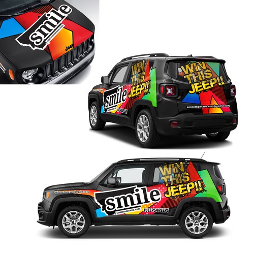 Smile Car Wrap