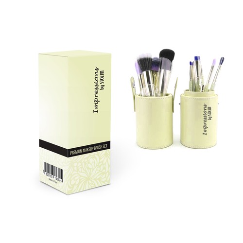 Product Packaging design for high end Makeup Brush Set