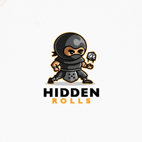 Dice Ninja Mascot