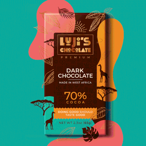 Luji's / Chocolate bars / Packaging design