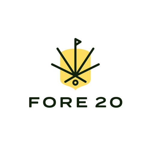 Bold Logo for Cannabis Golf Brand