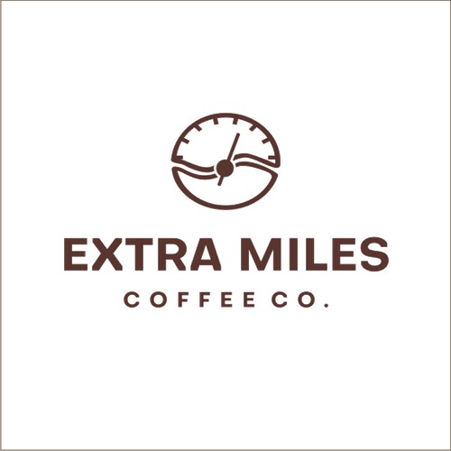 Extra Miles Coffee Co. Logo Design