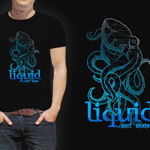 Liquid T-shirt design contest winner