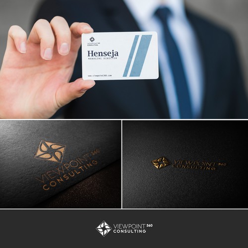 Sleek logo for business consulting firm