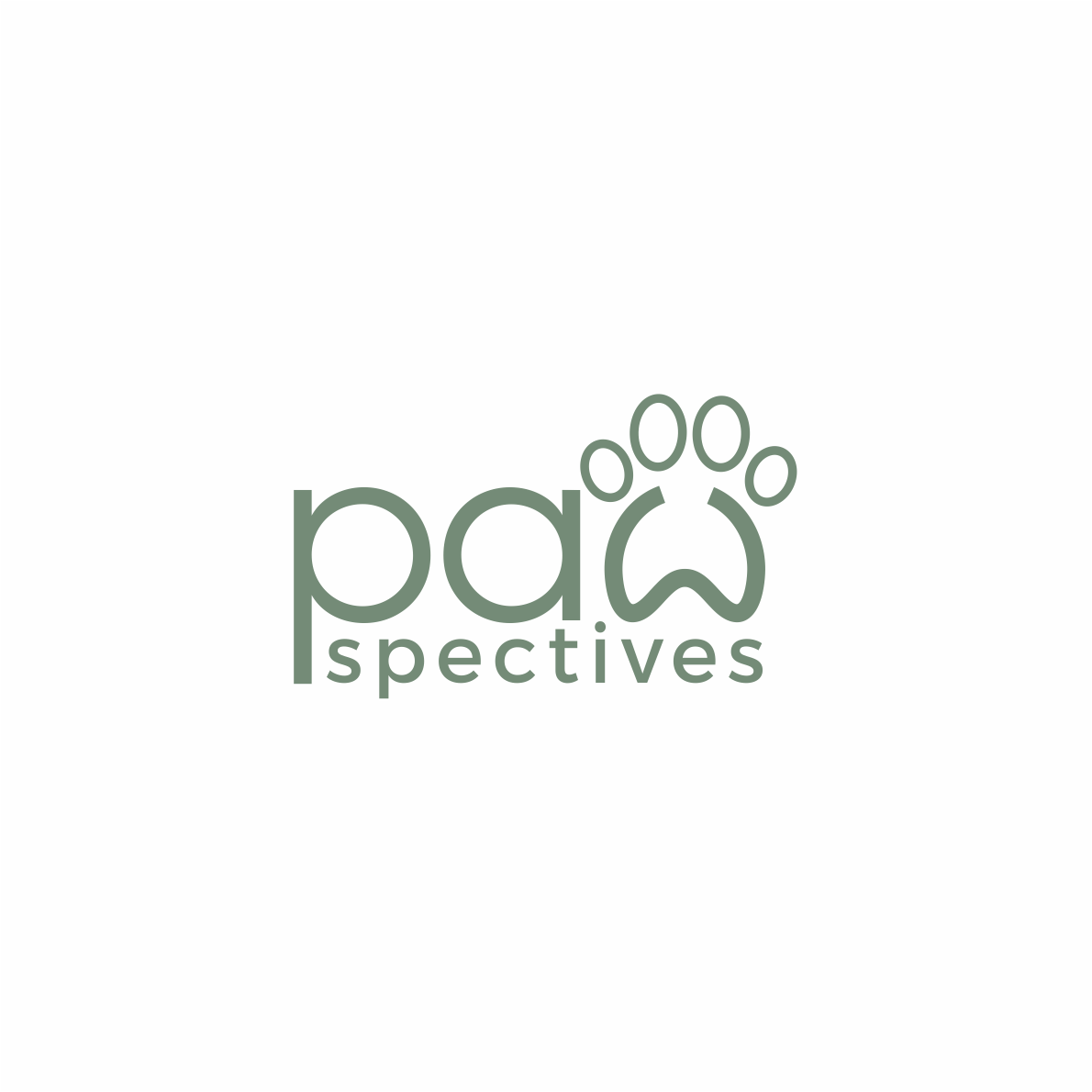 Puristisches Logo mit hohem Wiedererkennungswert für meine Hundeschule PAWspectives