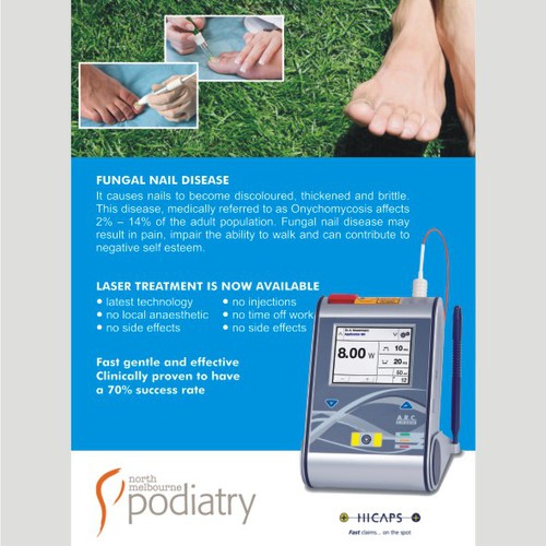 brochure design for North Melbourne Podiatry