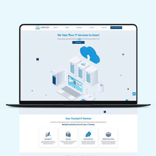 Lumari Tech Webflow Website Design