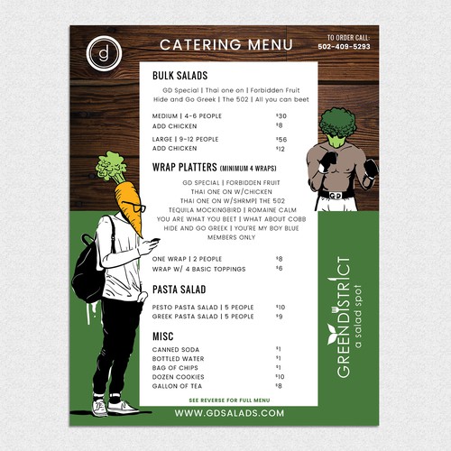 Cutting Edge Menu for Healthy Eatery